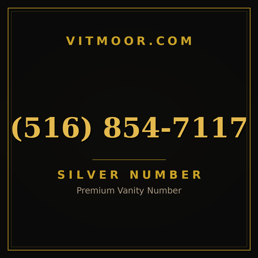 VITMOOR Silver premium number (516) 854-7117