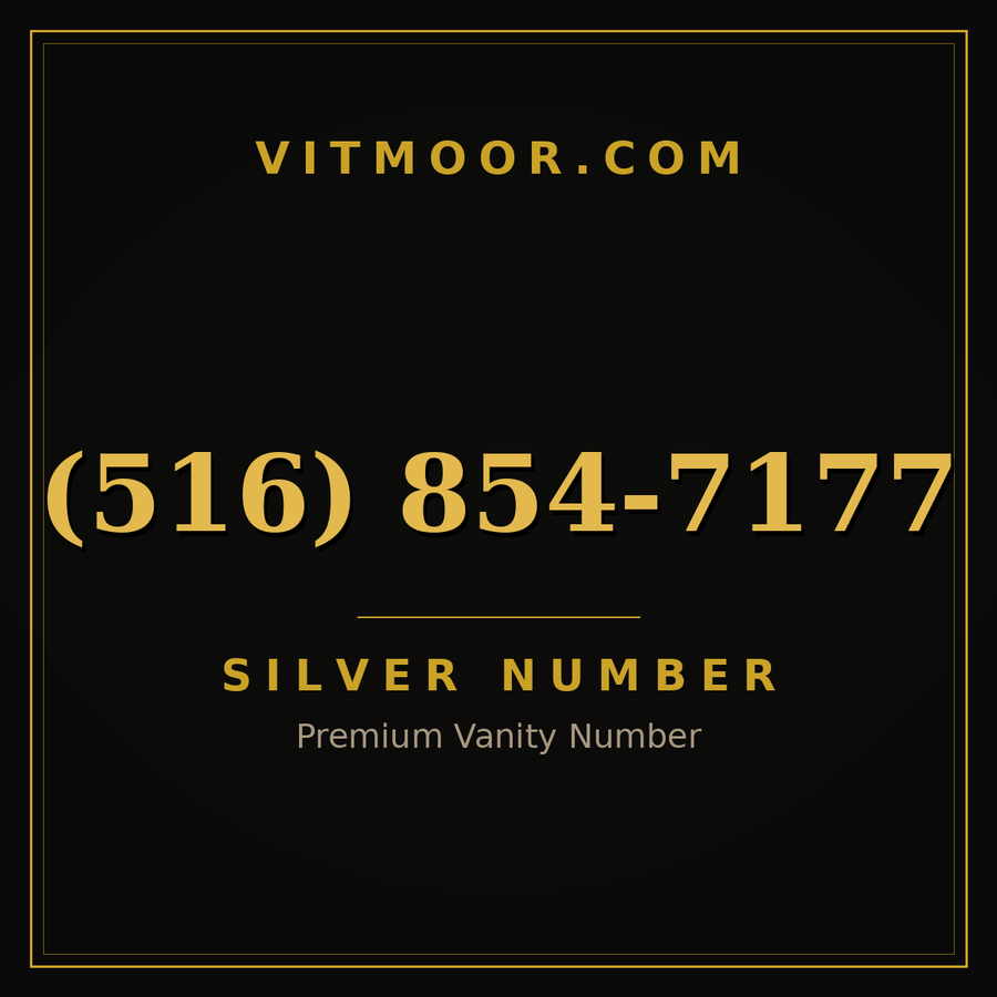 VITMOOR Silver premium number (516) 854-7177