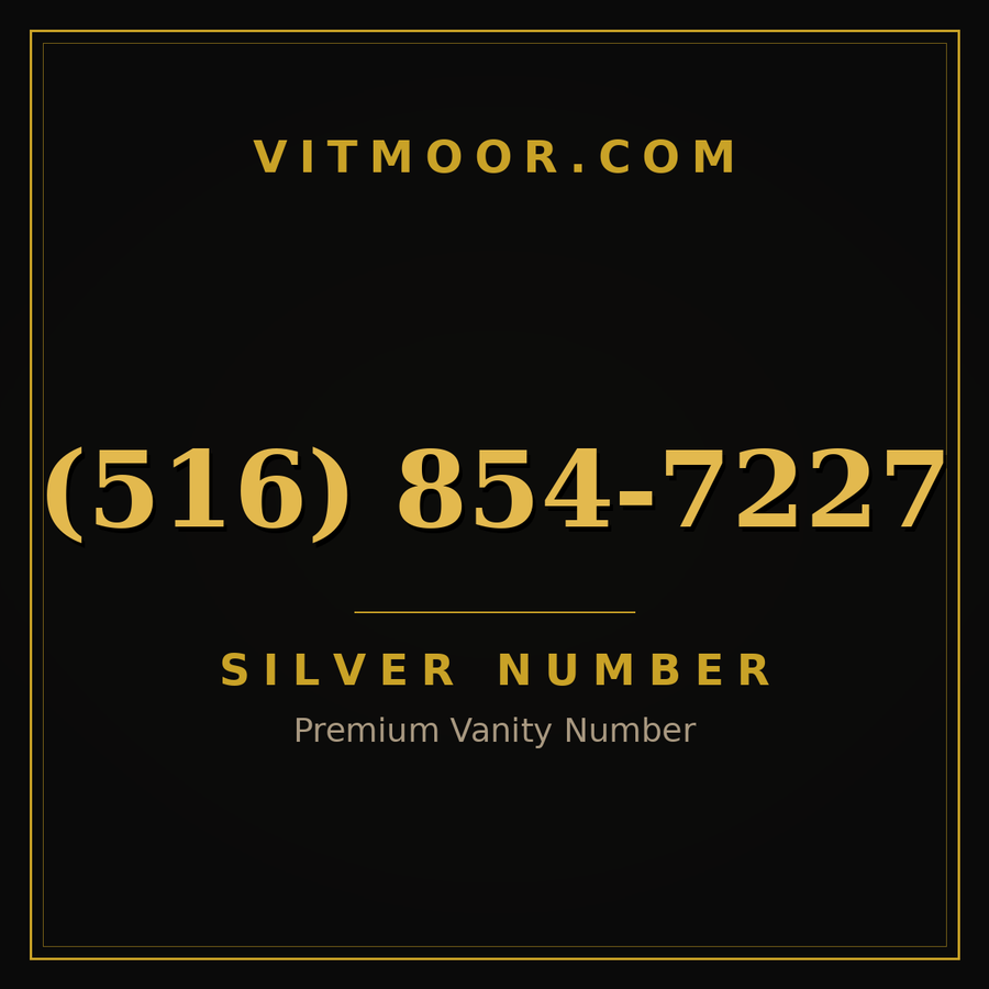 VITMOOR Silver premium number (516) 854-7227