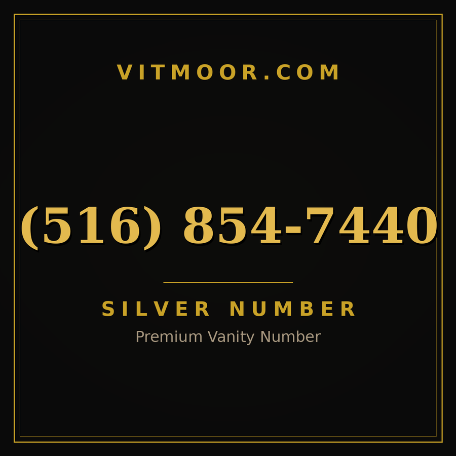 VITMOOR Silver premium number (516) 854-7440