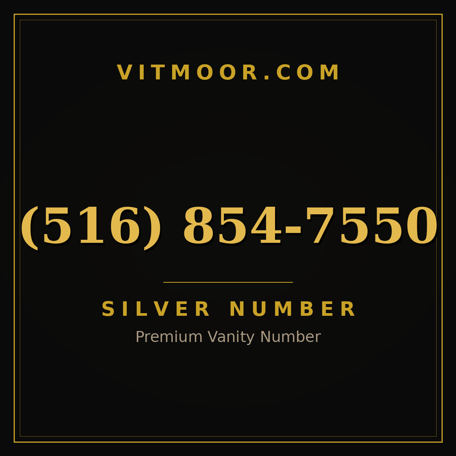 VITMOOR Silver premium number (516) 854-7550