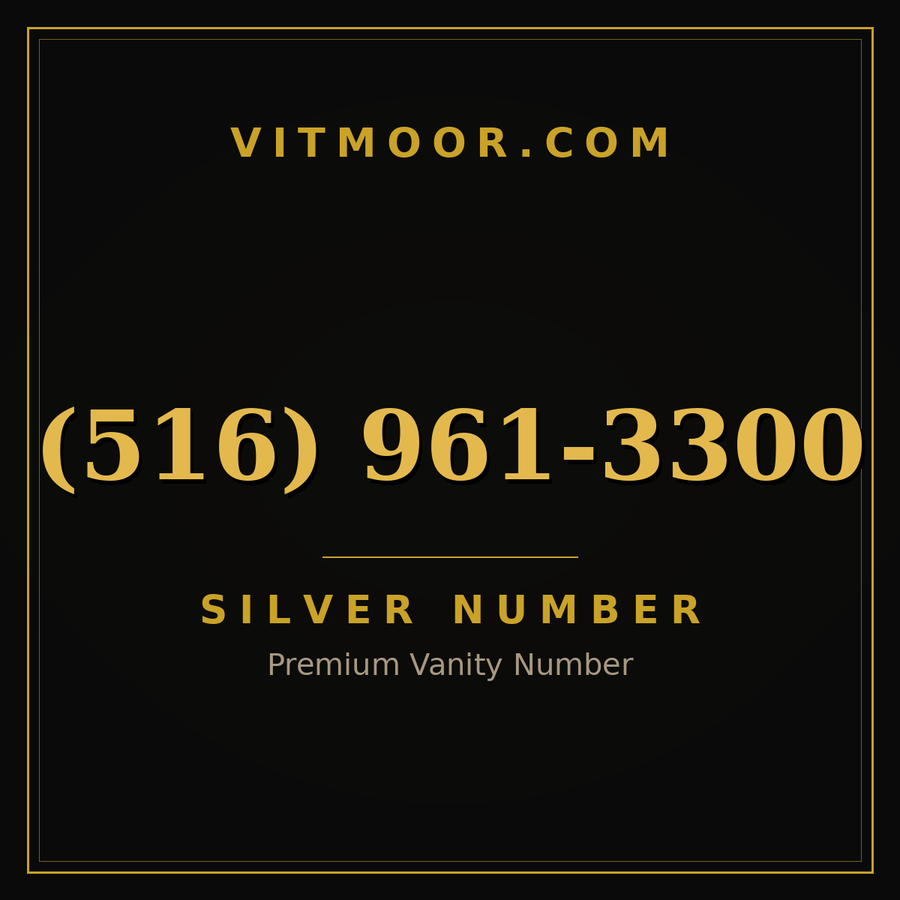 VITMOOR Silver premium number (516) 961-3300
