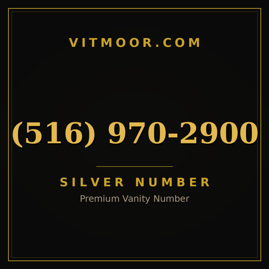 VITMOOR Silver premium number (516) 970-2900