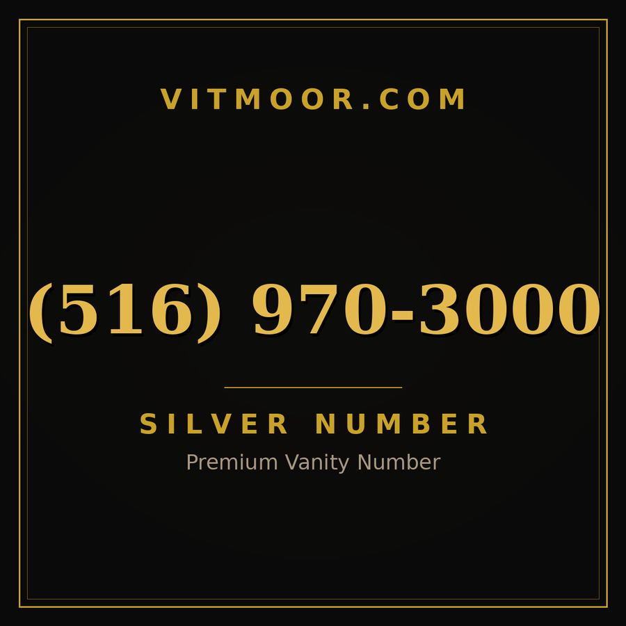 VITMOOR Silver premium number (516) 970-3000
