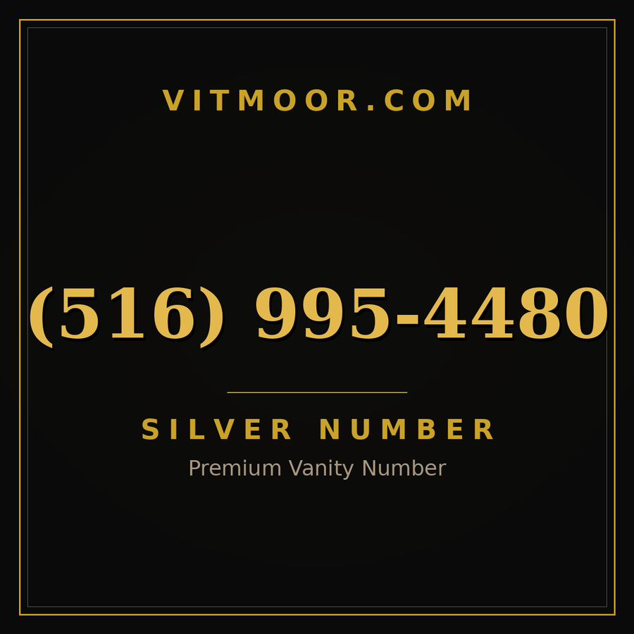 VITMOOR Silver premium number (516) 995-4480