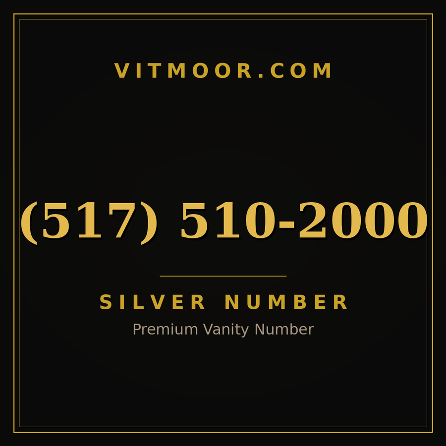 VITMOOR Silver premium number (517) 510-2000