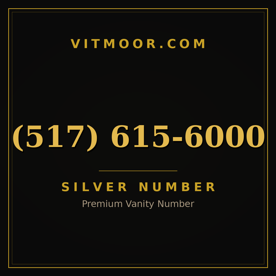VITMOOR Silver premium number (517) 615-6000