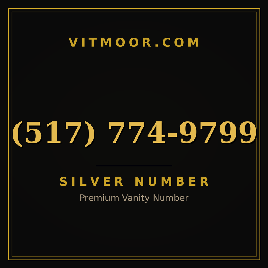 VITMOOR Silver premium number (517) 774-9799