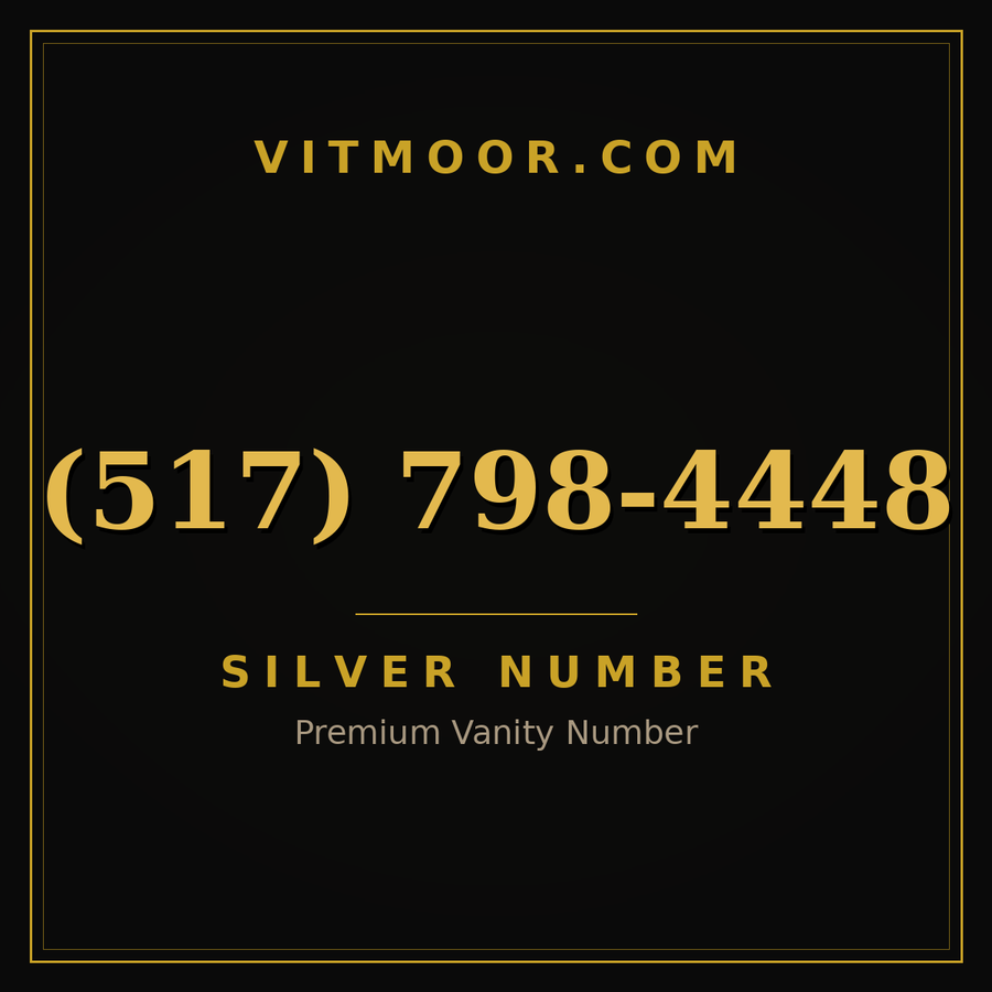 VITMOOR Silver premium number (517) 798-4448