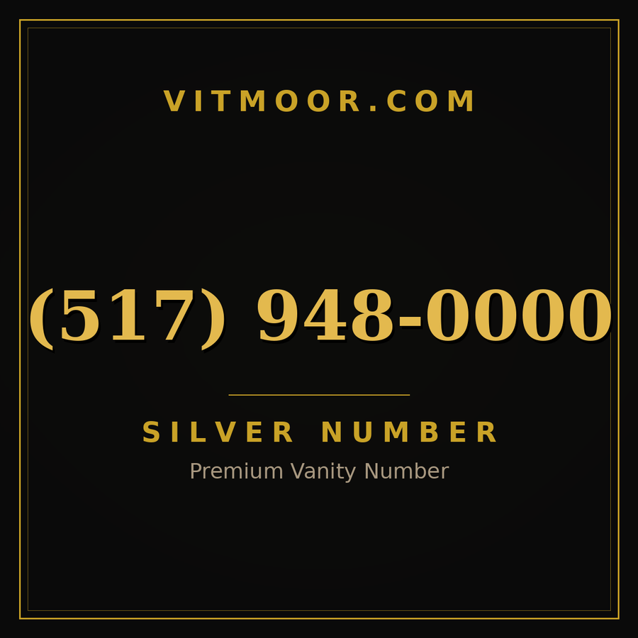 VITMOOR Silver premium number (517) 948-0000