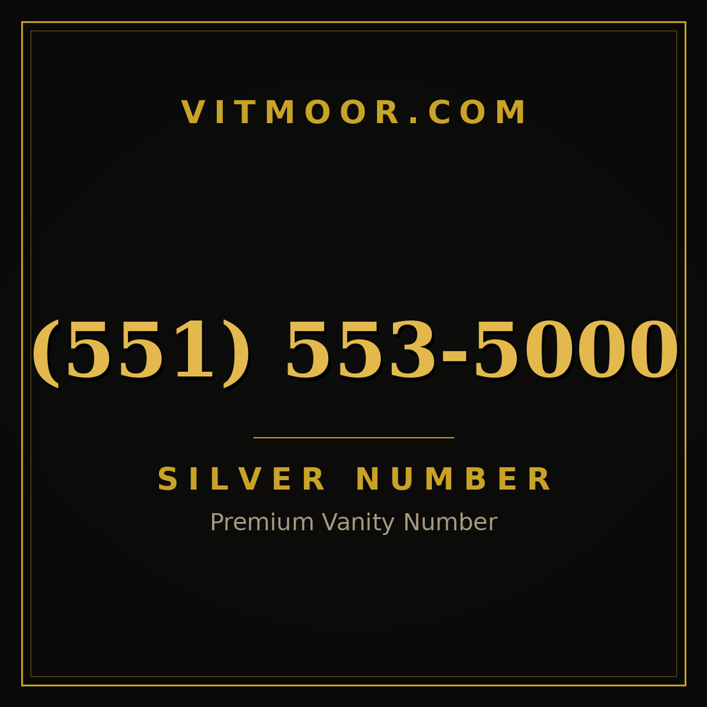 551 553-5000