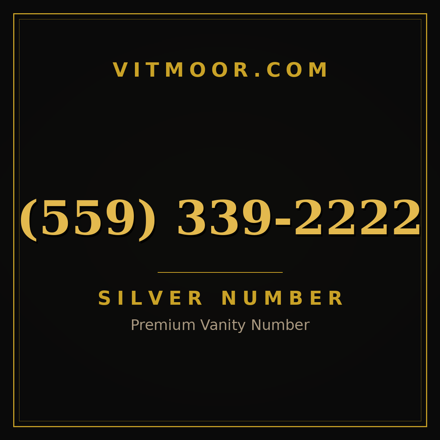 VITMOOR Silver premium number (559) 339-2222