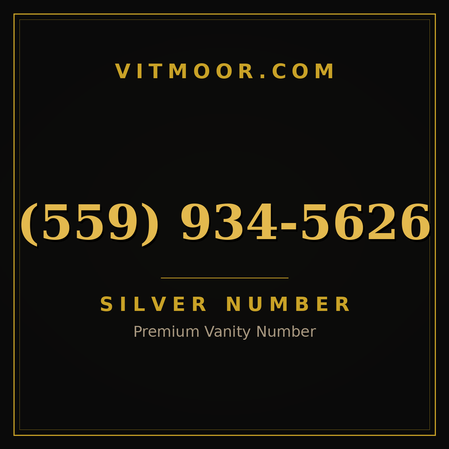 VITMOOR Silver premium number (559) 934-5626