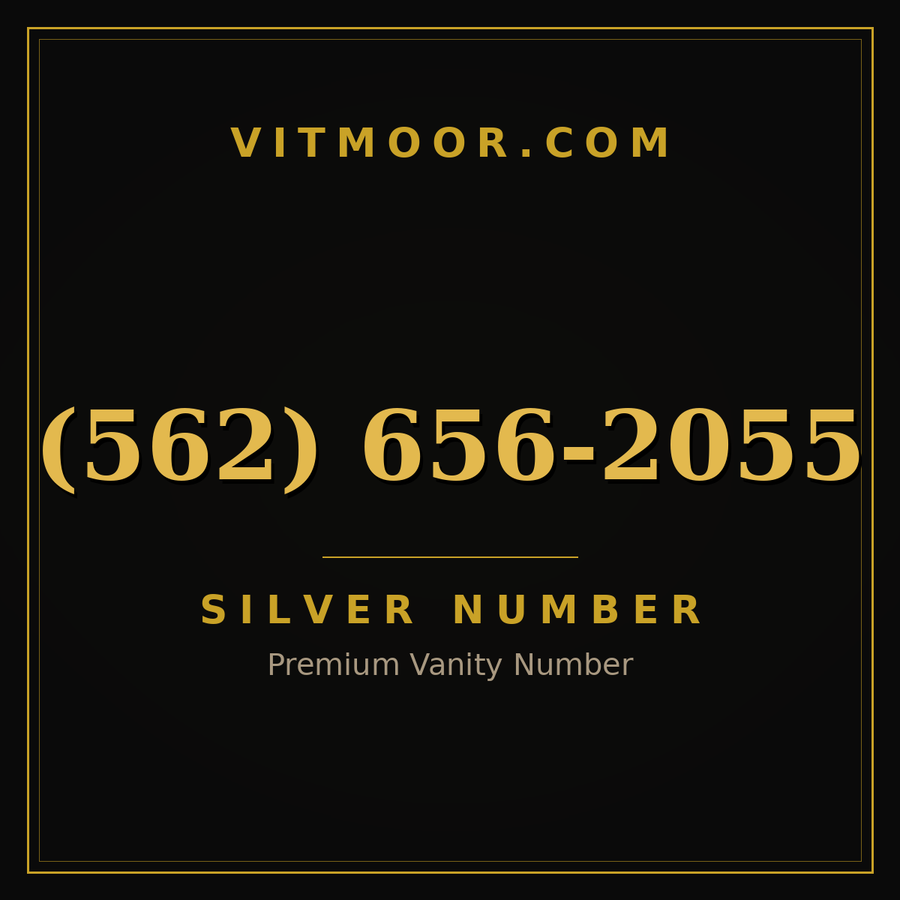 VITMOOR Silver premium number (562) 656-2055