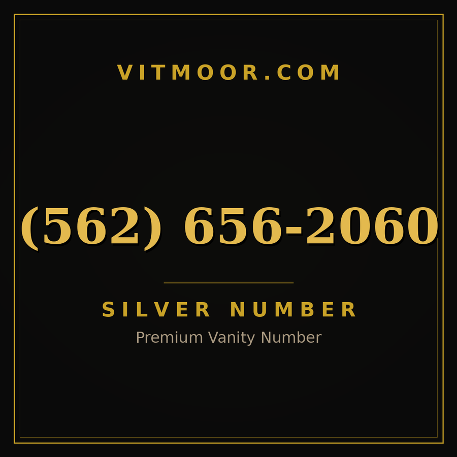 VITMOOR Silver premium number (562) 656-2060