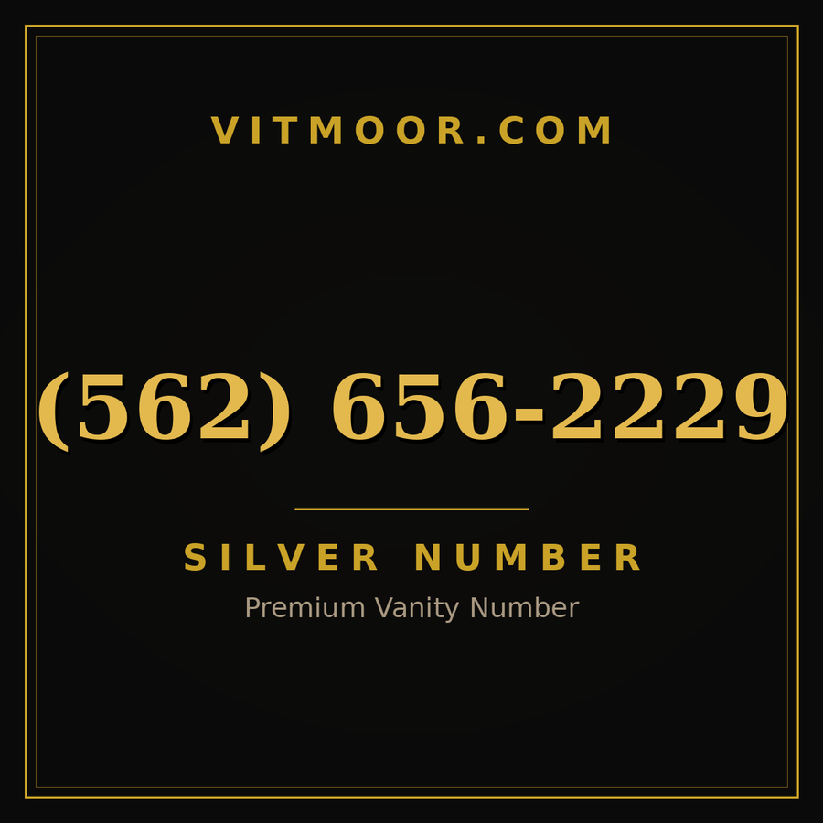VITMOOR Silver premium number (562) 656-2229