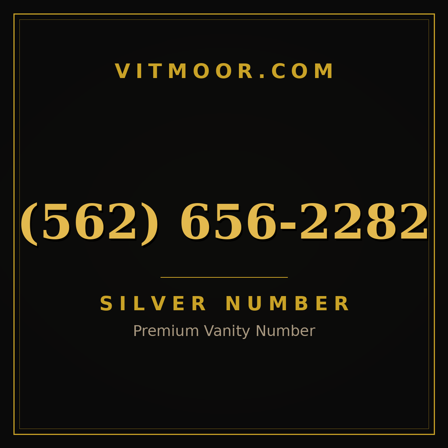 VITMOOR Silver premium number (562) 656-2282