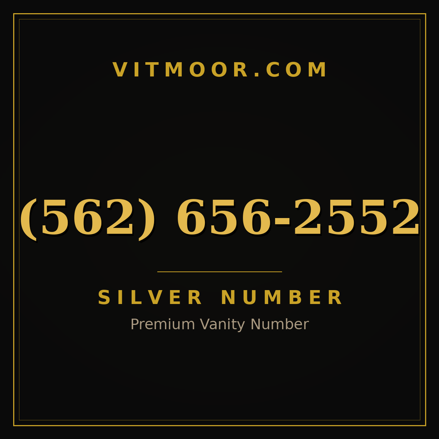 VITMOOR Silver premium number (562) 656-2552