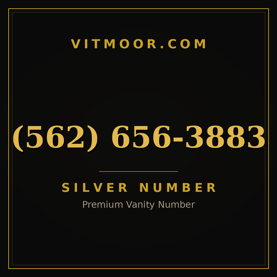 VITMOOR Silver premium number (562) 656-3883
