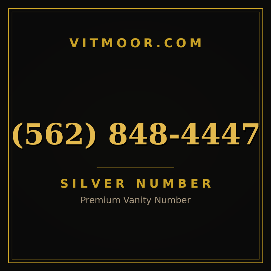 VITMOOR Silver premium number (562) 848-4447