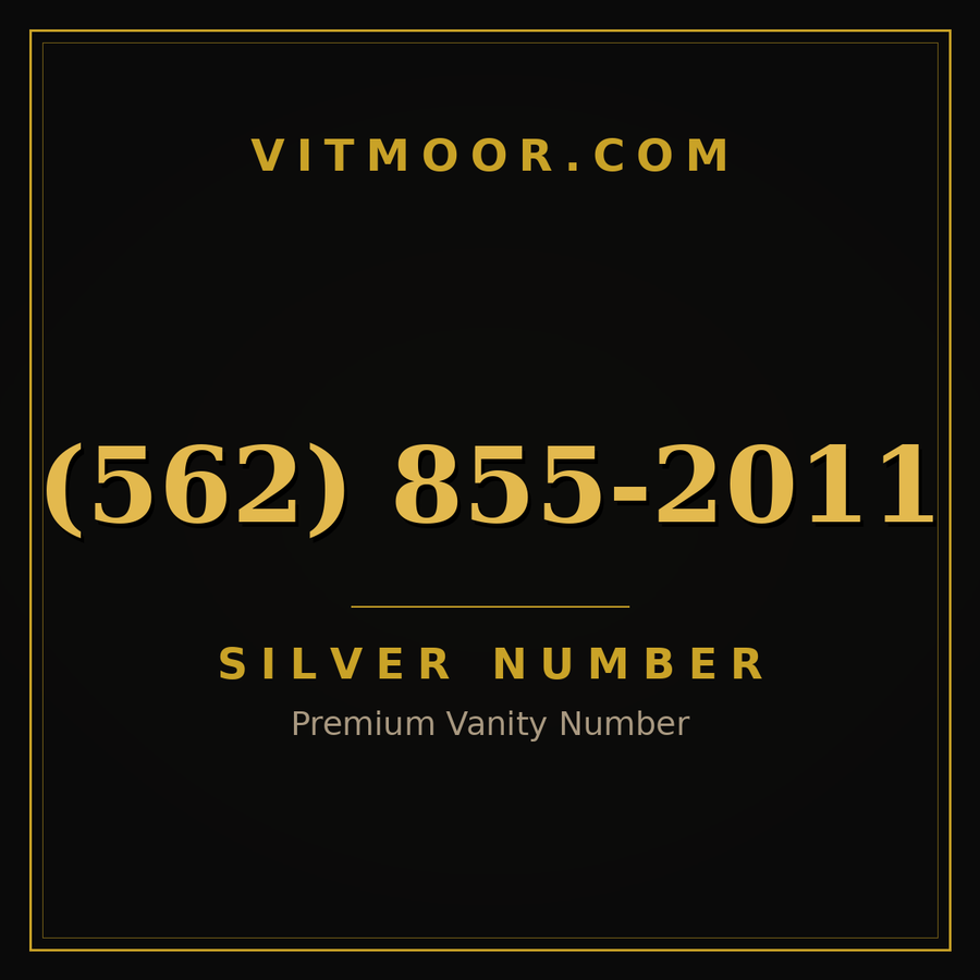 VITMOOR Silver premium number (562) 855-2011