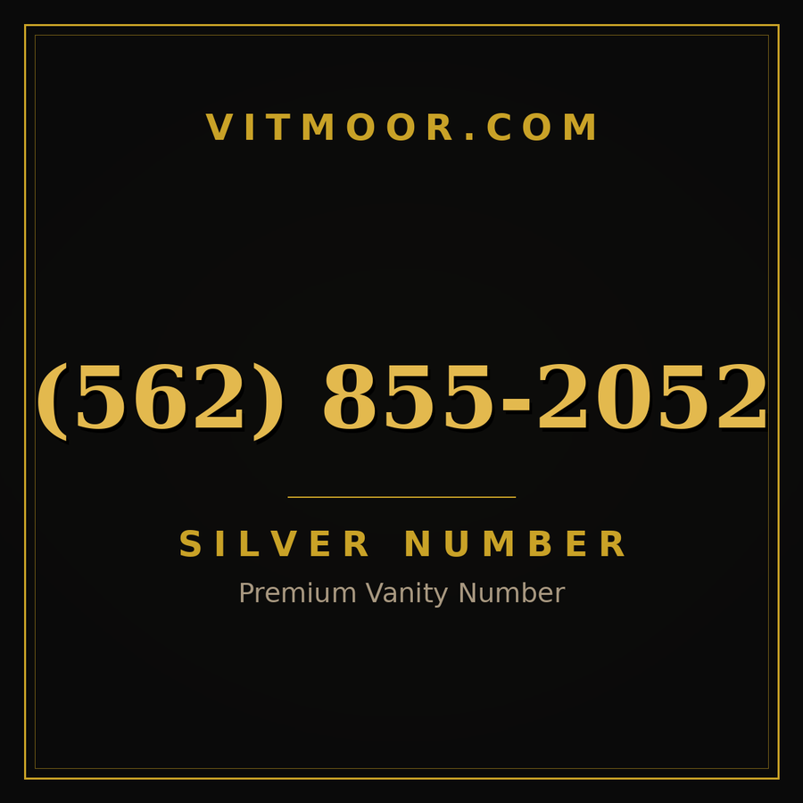 VITMOOR Silver premium number (562) 855-2052