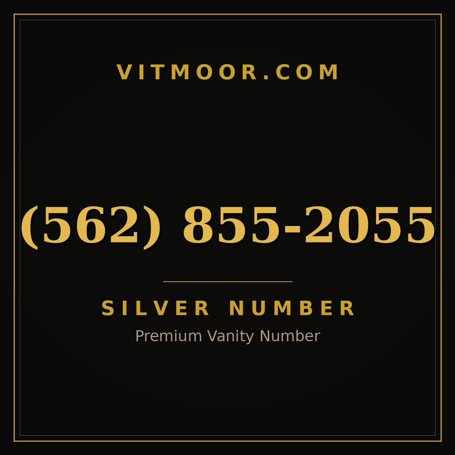 VITMOOR Silver premium number (562) 855-2055