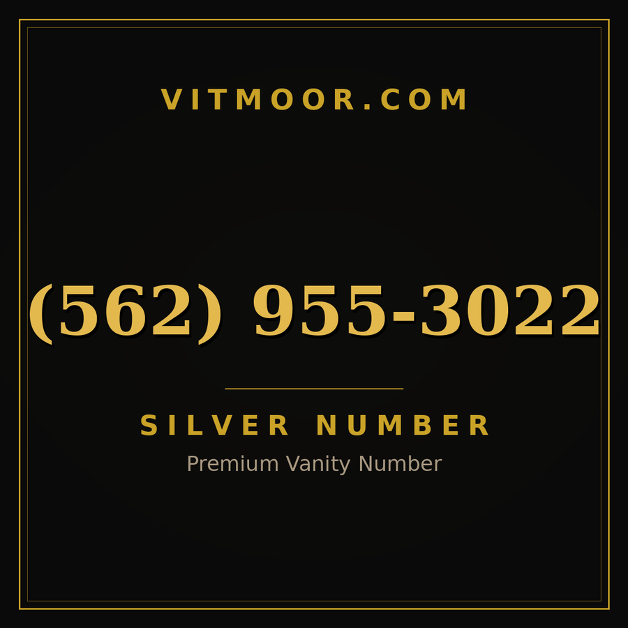 VITMOOR Silver premium number (562) 955-3022