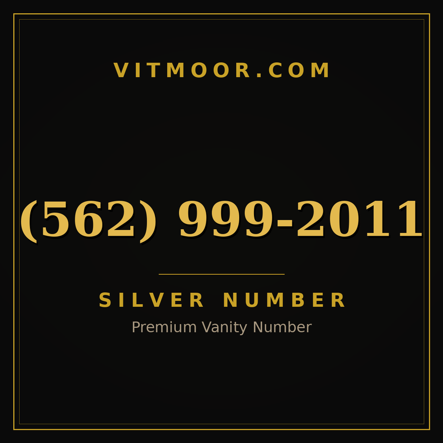 VITMOOR Silver premium number (562) 999-2011