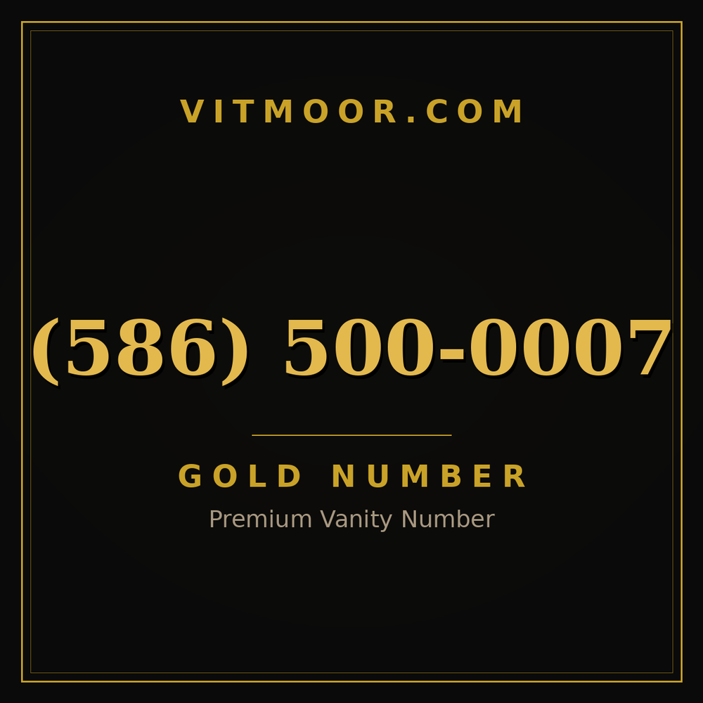 586 500-0007