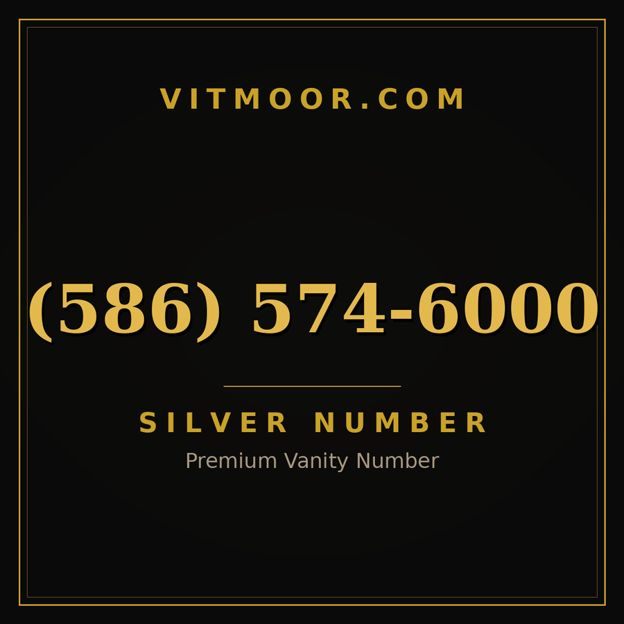 VITMOOR Silver premium number (586) 574-6000
