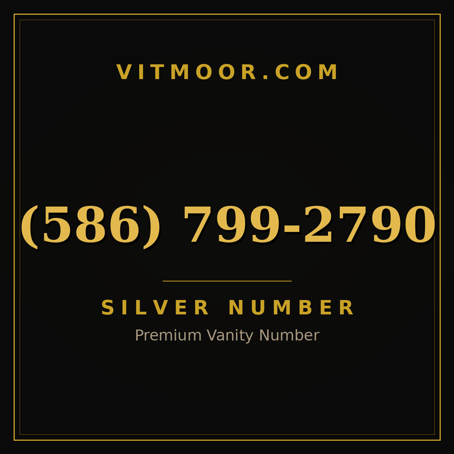 VITMOOR Silver premium number (586) 799-2790