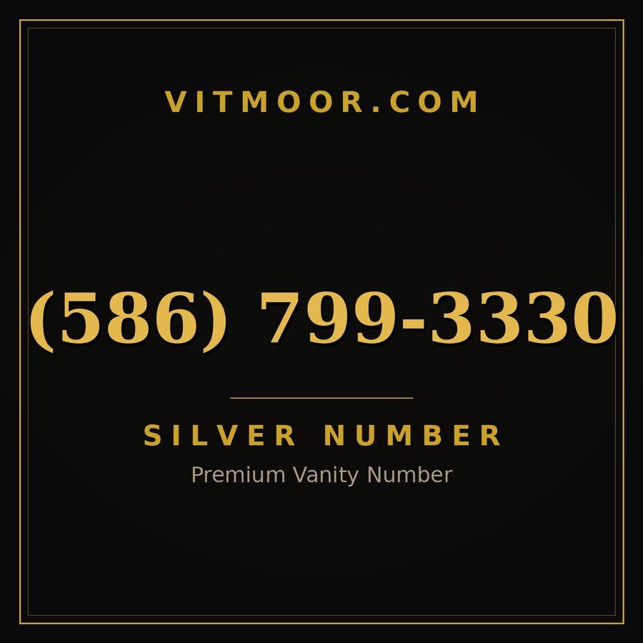 VITMOOR Silver premium number (586) 799-3330