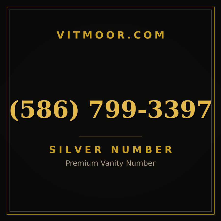 VITMOOR Silver premium number (586) 799-3397