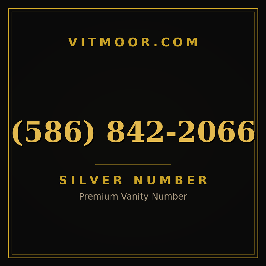 VITMOOR Silver premium number (586) 842-2066