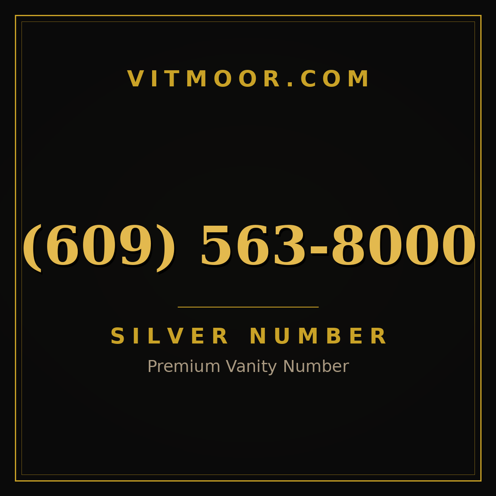 609 563-8000