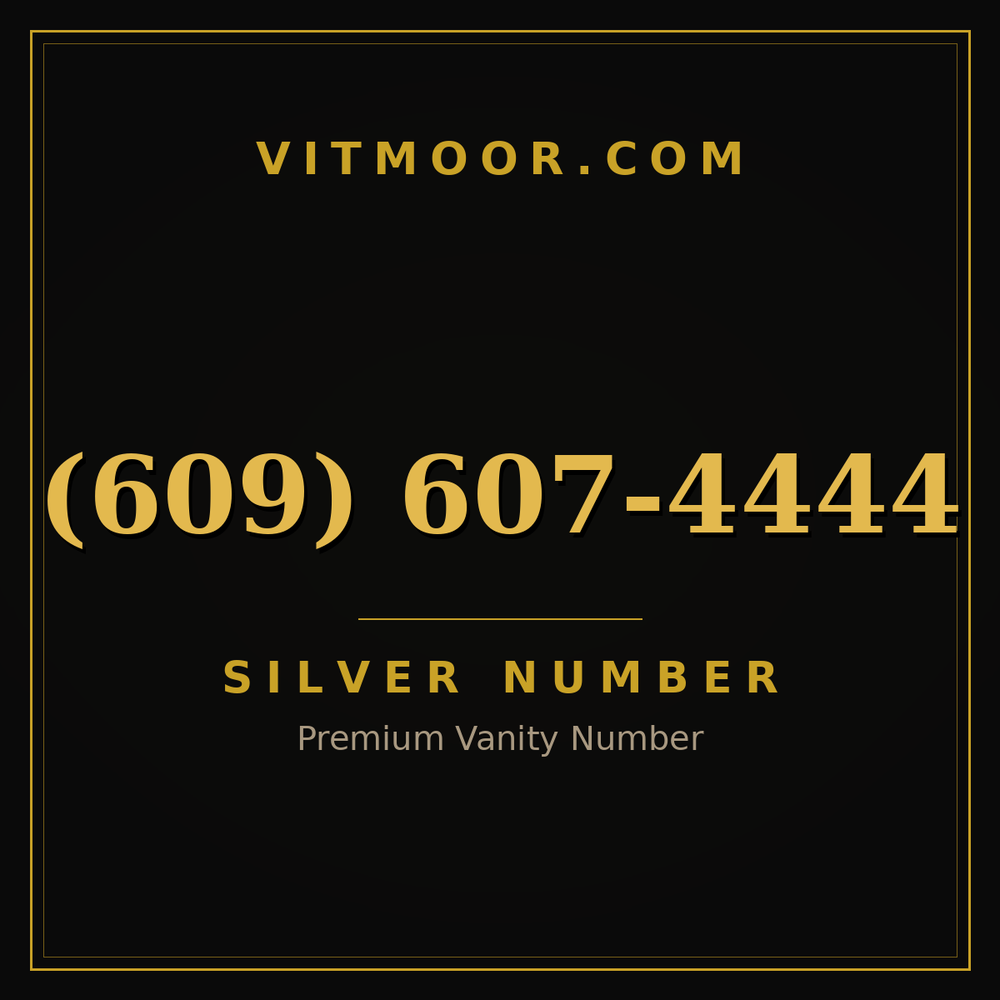 609 607-4444