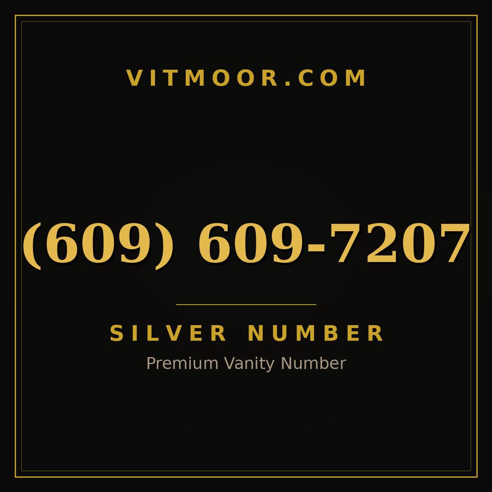 609 609-7207