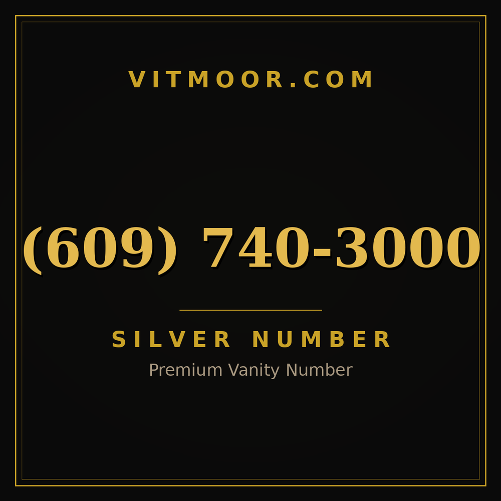 609 740-3000