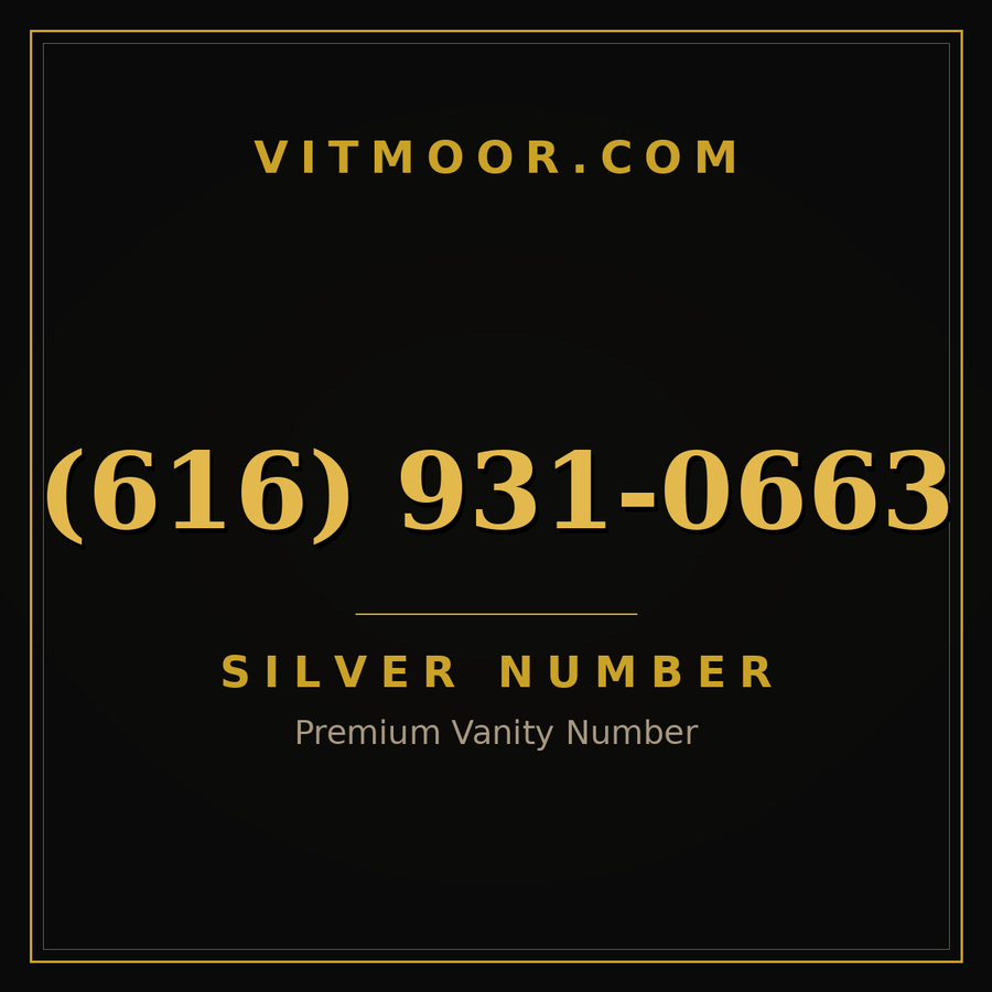 VITMOOR Silver premium number (616) 931-0663