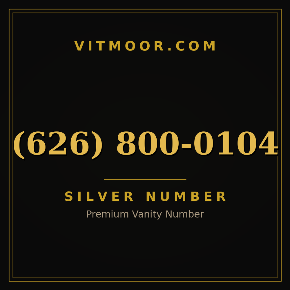 626 800-0104