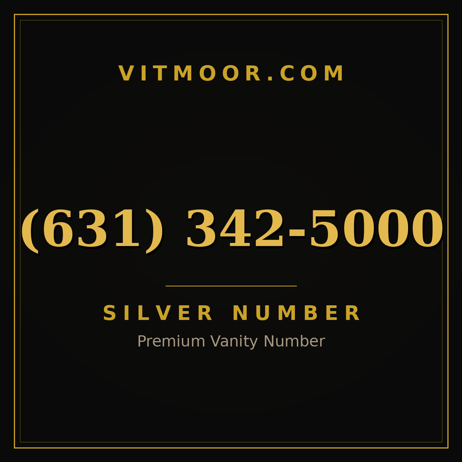 VITMOOR Silver premium number (631) 342-5000