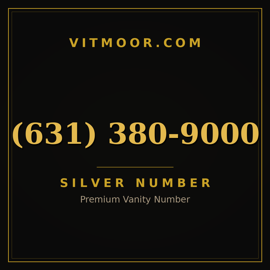 VITMOOR Silver premium number (631) 380-9000