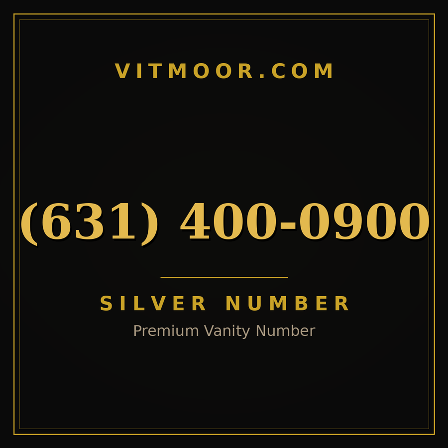 VITMOOR Silver premium number (631) 400-0900