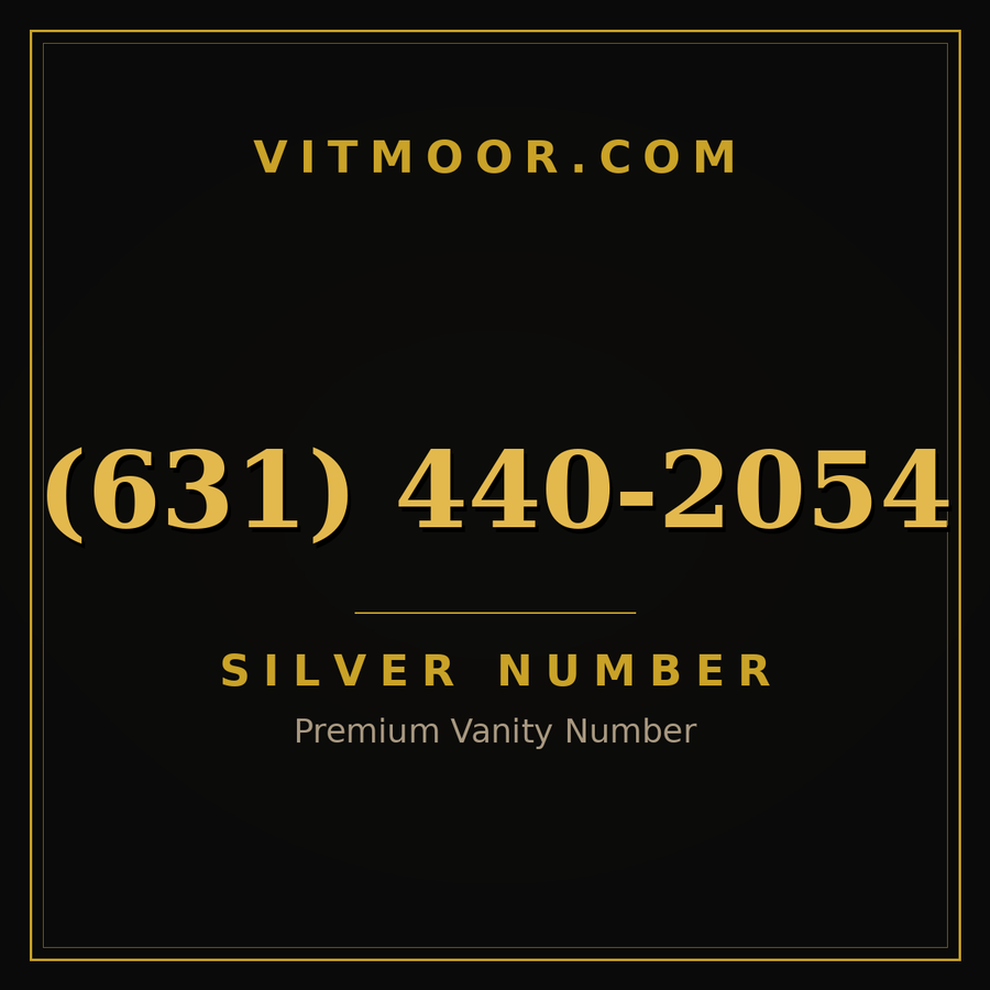 VITMOOR Silver premium number (631) 440-2054