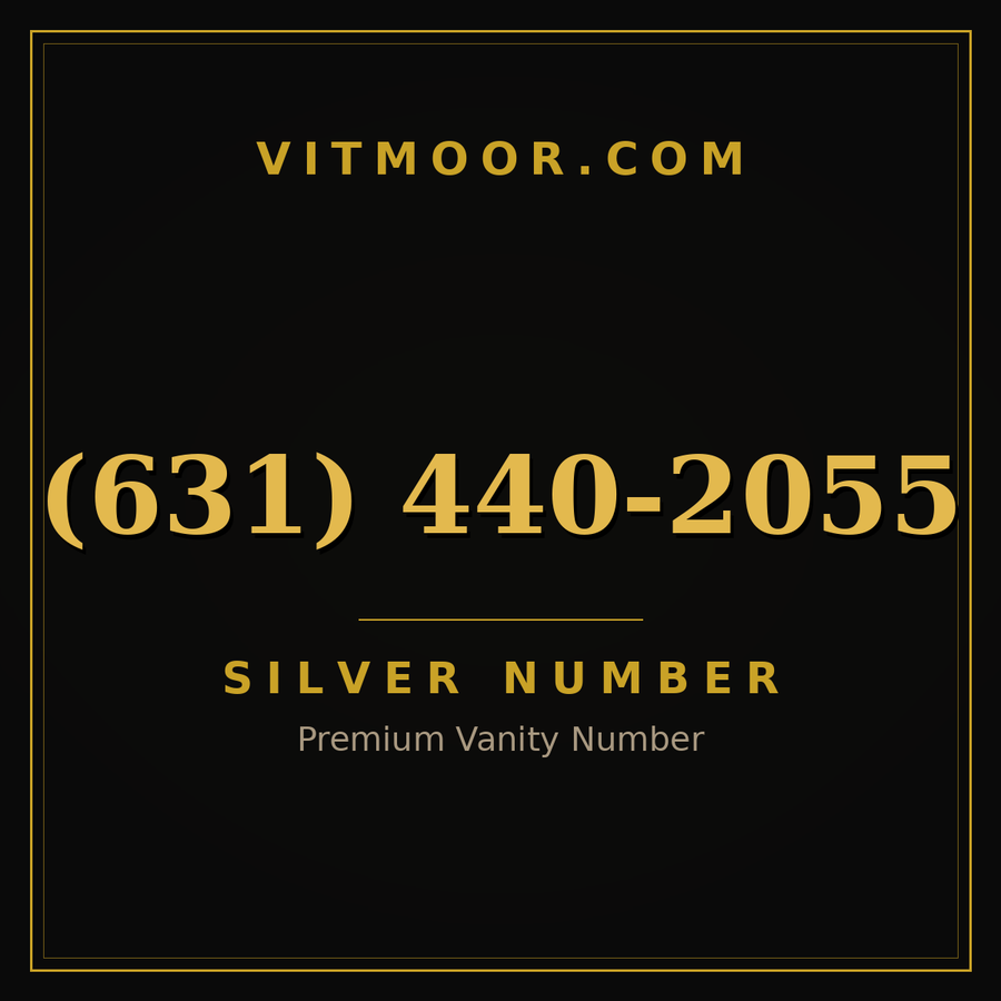 VITMOOR Silver premium number (631) 440-2055