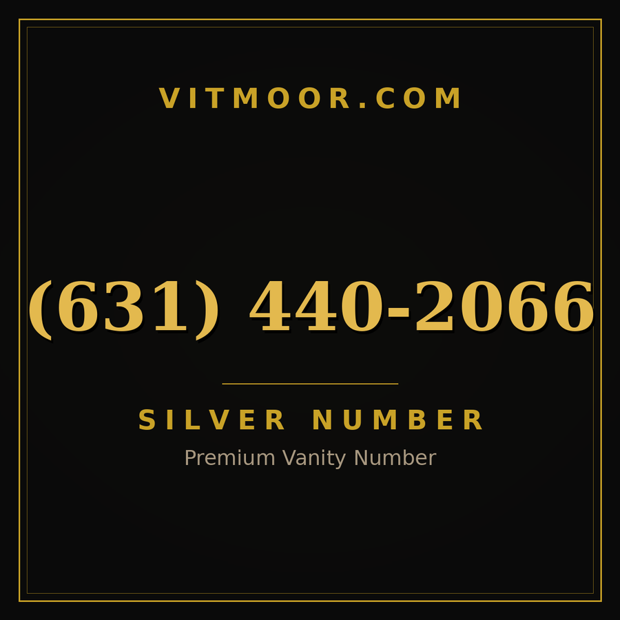 VITMOOR Silver premium number (631) 440-2066