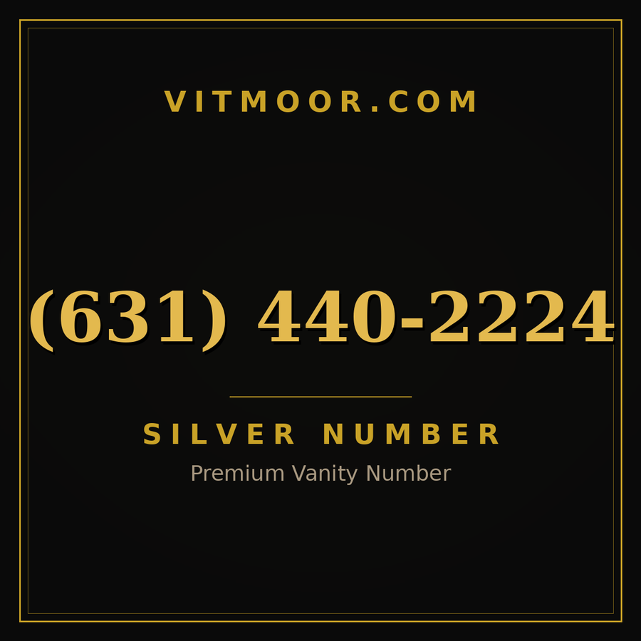 VITMOOR Silver premium number (631) 440-2224