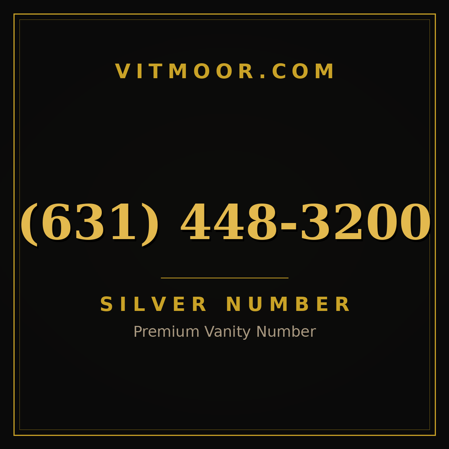 VITMOOR Silver premium number (631) 448-3200