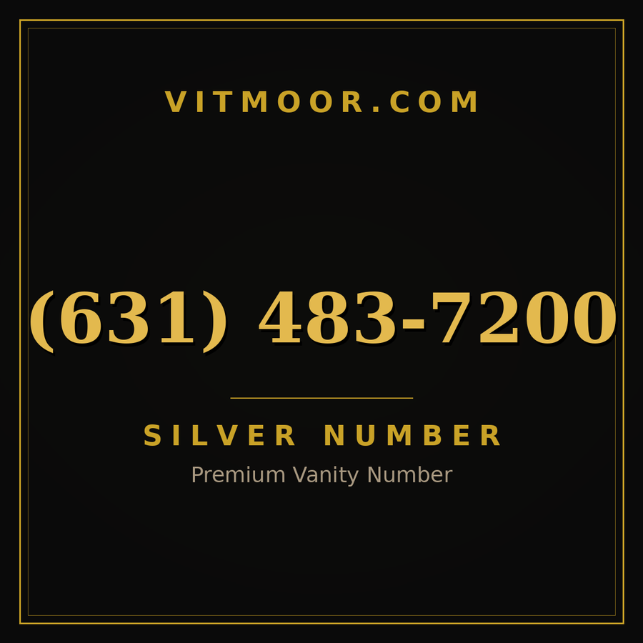 VITMOOR Silver premium number (631) 483-7200